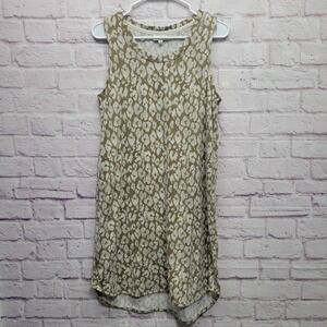 Wonderly Animal Print Tank‎ Tunic Dress Size M Sleeveless Cheetah Leopard Travel